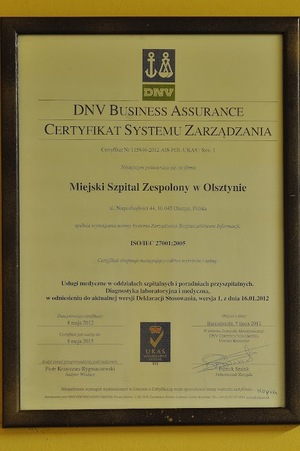 SZPITAL MIEJSKI IM.MIKOŁAJA KOPERNIKA